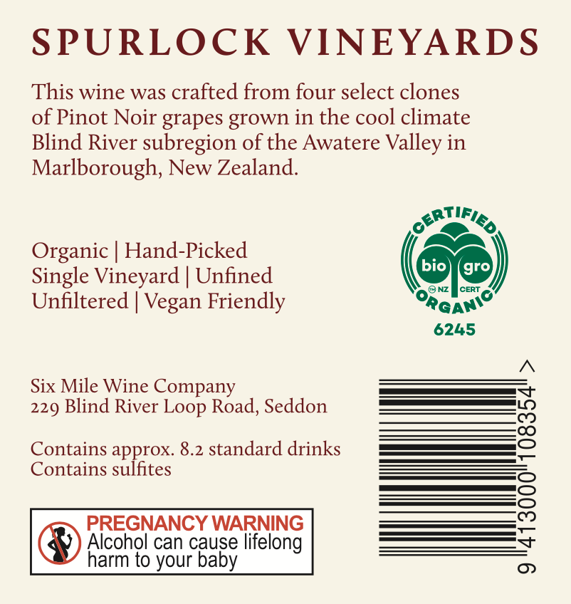 Organic Pinot Noir 2023